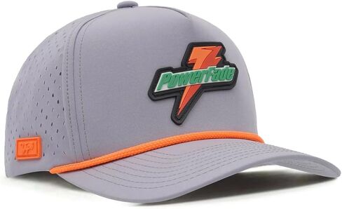 Yips Power Fade Golf Hat – Laser Perforated Performance Snapback White in Saudi Arabia