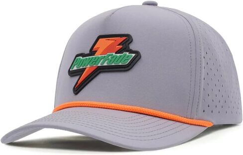 Yips Power Fade Golf Hat – Laser Perforated Performance Snapback White in Saudi Arabia