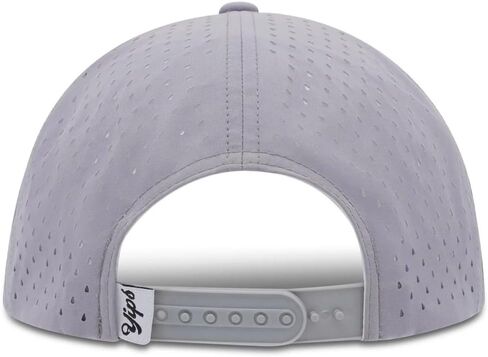 Yips Power Fade Golf Hat – Laser Perforated Performance Snapback White in Saudi Arabia