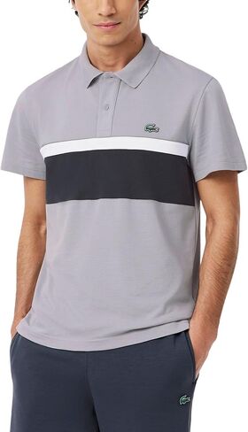 Lacoste Men's Regular Fit Cotton Colorblock Polo Shirt in Kuwait