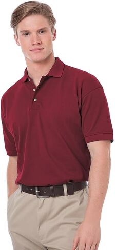 Blue Generation 2201 Men's Cotton Pique Short Sleeve Polo Shirt in Kuwait