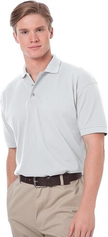 Blue Generation 2201 Men's Cotton Pique Short Sleeve Polo Shirt in Kuwait