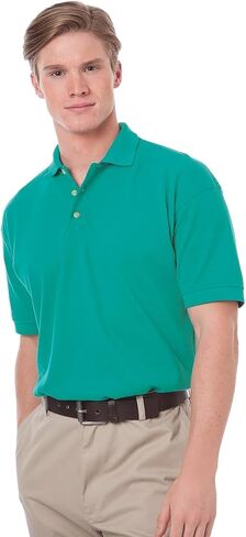Blue Generation 2201 Men's Cotton Pique Short Sleeve Polo Shirt in Kuwait