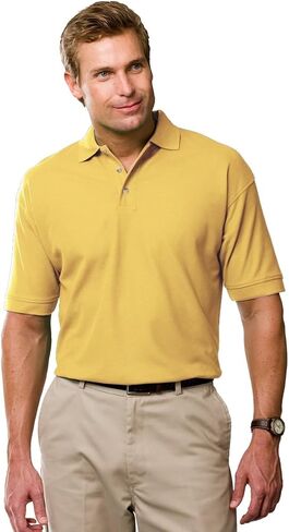Blue Generation 2201 Men's Cotton Pique Short Sleeve Polo Shirt in Kuwait