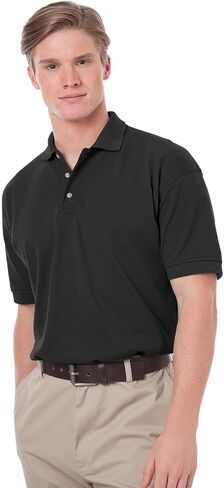 Blue Generation 2201 Men's Cotton Pique Short Sleeve Polo Shirt in Kuwait