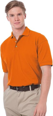Blue Generation 2201 Men's Cotton Pique Short Sleeve Polo Shirt in Kuwait