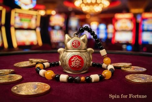 Imperial Maneki Neko Fortune Bracelet - Rotating Brass Lucky Cat Amulet for Wealth & Success - Obsidian & Agate Beaded Blessing Jewelry - Professional Feng Shui Spinner Gift - Ages 14+ in Saudi Arabia