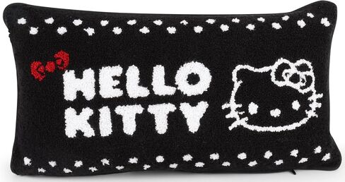 Jay Franco Needlepoint Decorative Pillow – 15 Inch Ultra-Soft Stuffed Plushie & Cozy Throw Pillow, Official Licensed Product, Pink - Hello Kitty in Kuwait