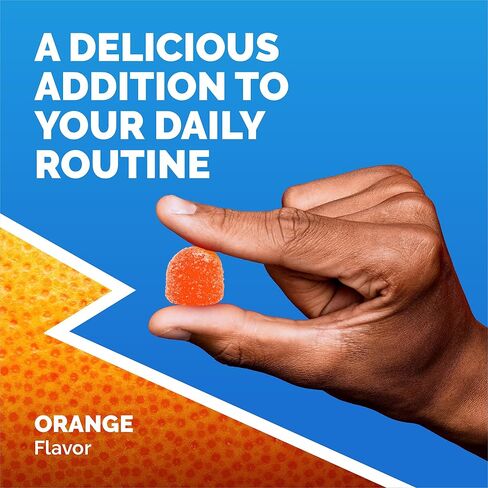 Emergen-C Immune+ Triple Action Immune Support Gummies, BetaVia (R), 1000mg Vitamin C, B Vitamins, Vitamin D and Antioxidants, Super Orange - 45 Count in Saudi Arabia