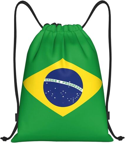 البرازيل الرباط حقيبة الظهر اليوغا الشاطئ Sackpack خفيفة الوزن الصالة الرياضية سلسلة البرازيليين حقيبة S in Kuwait