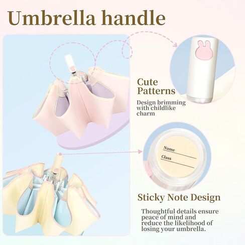 Travel Compact Folding Umbrella,Auto Open/Close,Round-Corner,Anti-Poking,Anti-bounce, Rain/Sun, UPF 50+ UV Protection, Large Storage Bag, Portable Lightweight, 8 Ribs,for Men, Women/Kids,Backpack/Car in Kuwait