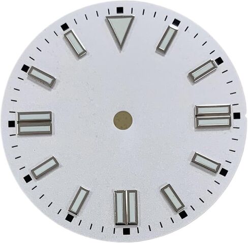 Wikene Watch Replacement dial 28.5mm Modified Watch Dials Sunray Dial Strips Nails Green Luminous Watch Faces Accessories for NH35/8215/2813/2836 Movements in Saudi Arabia