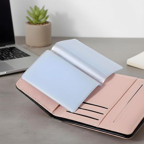 4pcs Plastic Inserts For Wallets, Clear Holder for Wallet, Plastic Card Holder for Wallets, Wallet Inserts for Social Security Id Photoy,Compatible for Men & Women in Saudi Arabia