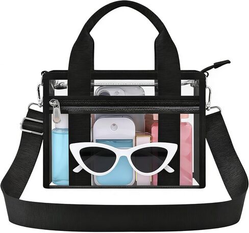 Clear Bag for Stadium Events-Clear Satchel Bag Purse for Concert Game Day Festival in Saudi Arabia
