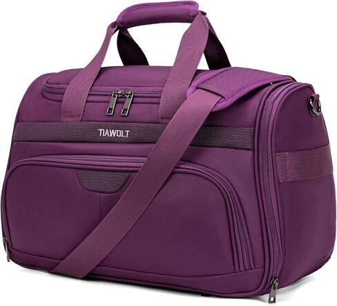 Underseat Carry On luggage Bags for Travel Foldable Duffle Bag for Travel, Softside Lightweight Travel Bag Carry On Bags for Airplanes Women, Travel Tote Bags for Women Men,Purple in Saudi Arabia