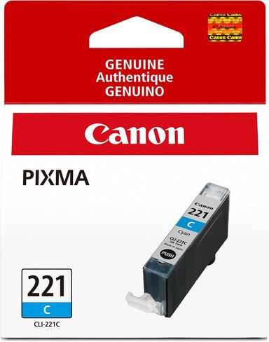 Canon CLI-221 Cyan Ink Tank Compatible to MP980, MP560, MP620, MP640, MP990, MX860, MX870, iP4600, iP3600, iP4700 in Saudi Arabia