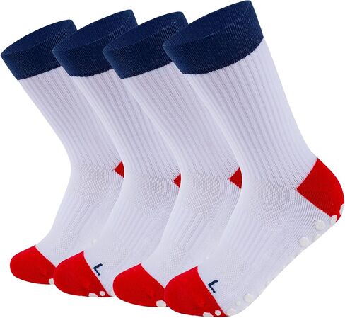 2 Pairs Unisex Kids Matching Team Soccer Socks for Boys Girls National Theme Colors Socks Cozy Mid-calf 3-14Years in Saudi Arabia