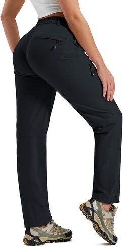 MoFiz Women's Hiking Cargo Pants Lightweight Quick Dry UPF 50 Water Resistant Fishing Camping Travel Pant with 5 Pockets in Kuwait