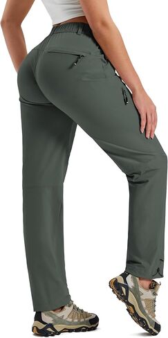 MoFiz Women's Hiking Cargo Pants Lightweight Quick Dry UPF 50 Water Resistant Fishing Camping Travel Pant with 5 Pockets in Kuwait