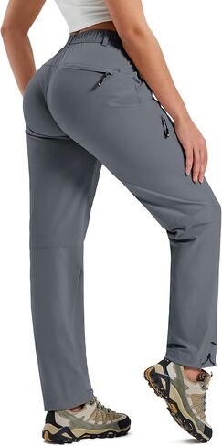 MoFiz Women's Hiking Cargo Pants Lightweight Quick Dry UPF 50 Water Resistant Fishing Camping Travel Pant with 5 Pockets in Kuwait