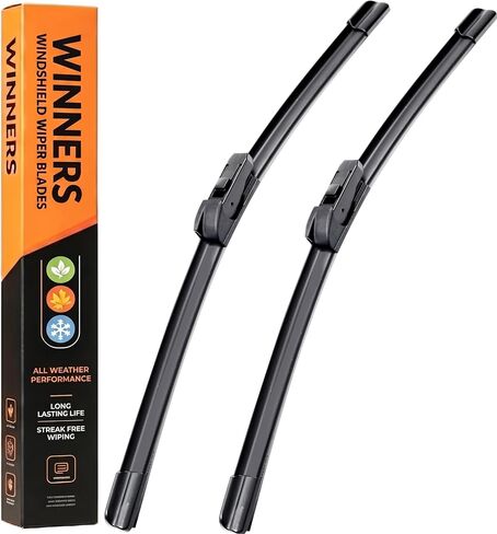 WINNERS Windshield Wiper Blades for 2024-2025 Chevy Trax - Front & Rear Set, OEM Exact Fit, All-Season Rubber with Premium Aerodynamic Design in Kuwait
