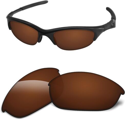 عدسات بديلة 1.6 مم متوافقة مع نظارات Oakley Half Jacket مقاس 63 مم، مضادة للخدش والصدمات in Kuwait