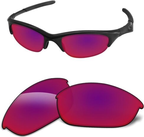 عدسات بديلة 1.6 مم متوافقة مع نظارات Oakley Half Jacket مقاس 63 مم، مضادة للخدش والصدمات in Kuwait