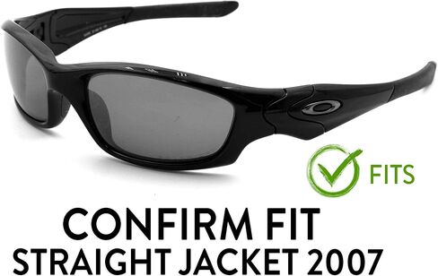 عدسات Apex عدسات بديلة غير مستقطبة لنظارات Oakley Straight Jacket (2007). in Kuwait