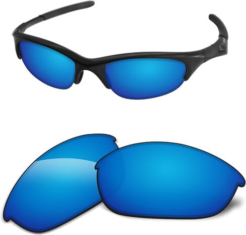 عدسات بديلة 1.6 مم متوافقة مع نظارات Oakley Half Jacket مقاس 63 مم، مضادة للخدش والصدمات in Kuwait