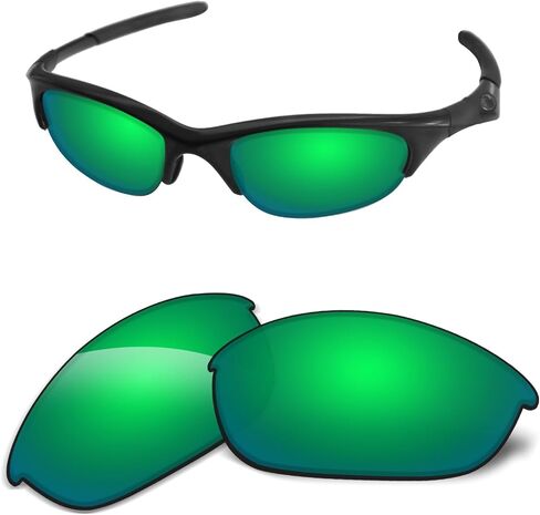 عدسات بديلة 1.6 مم متوافقة مع نظارات Oakley Half Jacket مقاس 63 مم، مضادة للخدش والصدمات in Kuwait