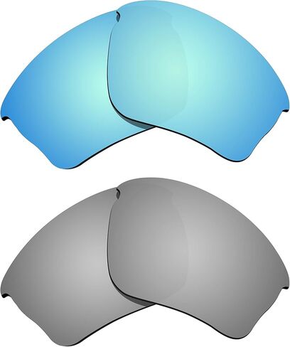 2 Pairs 1.5mm Polarized Replacement Lenses for Oakley Half Jacket XLJ Sunglasses - Multiple Options in Saudi Arabia