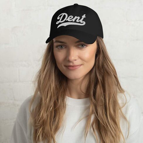 دنت قبعة دنت قبعة بيسبول شخصية مخصصة اسم العائلة قبعة اسم العائلة أغطية الرأس اللقب قبعة هدية للجنسين قابل للتعديل in Kuwait