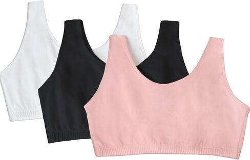 Fruit of the Loom Women's Cotton Tank Bra for Women - Ultimate Comfort & Breathable Fit in Kuwait