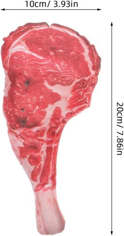 2 Sets Realistic Beef Steak Ornament Simulation Food Artificial Lifelike Fake Beef Meat Model Faux Steak Models in Saudi Arabia