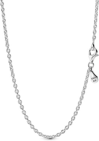 PANDORA Cable Chain Necklace Clear One Size in Kuwait