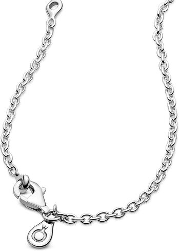 PANDORA Cable Chain Necklace Clear One Size in Kuwait