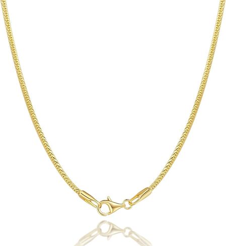 Gold Necklace for Women 14K Gold Necklaces for Women Snake Necklace for Womens Chain for Men Noticeable With Flawless Surface Herringbone Necklaces for Womens in Saudi Arabia