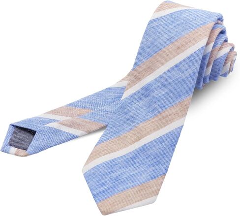 Ties for Men, Striped Mens Tie Cotton Men's Necktie 2.56'' Skinny Ties for Shirt Suit Business Wedding Graduation in Saudi Arabia