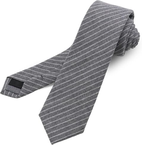 Ties for Men, Striped Mens Tie Cotton Men's Necktie 2.56'' Skinny Ties for Shirt Suit Business Wedding Graduation in Saudi Arabia