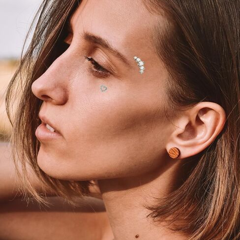 2Pcs 14G Dermal Anchor Tops 316L Surgical Steel Dainty Crystal Microdermals Body Piercings Studs Punk Personalized Jewelry for Women Men in Kuwait