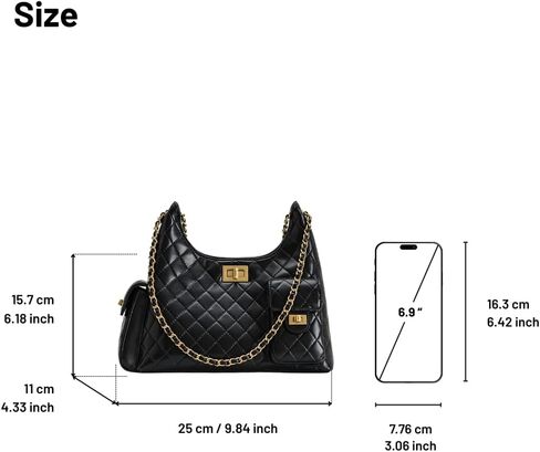 JW PEI Women's Vivian Quilted Chain Shoulder Bag in Saudi Arabia
