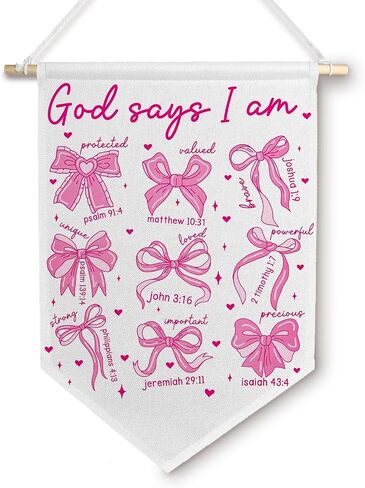 BlissfulAbon Bible Books Wall Decor - Books of the Bible Canvas Banner, Christian Educational Pennant Flags for Church Preschool, 11 X 15 Inch in Saudi Arabia