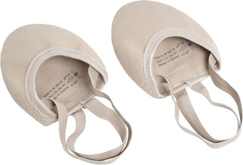 Half Sole Dance Shoes for Girls Women Soft Microfiber Lyrical Rhythmic Gymnastics Shoes in Saudi Arabia