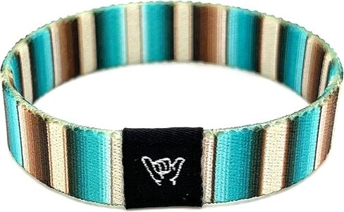 Hang Loose Bands - Southwestern Bracelet for Men, Women & Teens - Comfy Tribal Print and Boho - Western Style Reversible Wristband - Cozumel | Medium: 7.5" (for large wrists) in Saudi Arabia