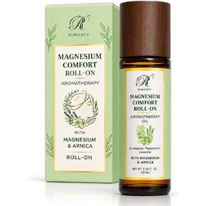 Migraine Relief Roll-On for Headache Relief with Magnesium & Arnica – Peppermint, Lavender & Eucalyptus Essential Oils – Cooling Aromatherapy Oil for Stress, Tension & Sinus Support – 10ml in Saudi Arabia