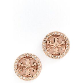 Tory Burch Women's Icon Pave Circle Stud Earrings in Kuwait