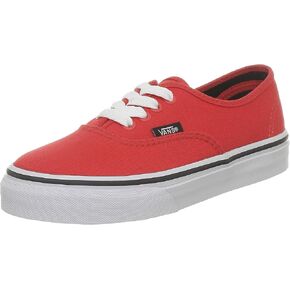 Vans Kids Authentic Red/True White Skate Shoe 2.5 Kids US in Saudi Arabia
