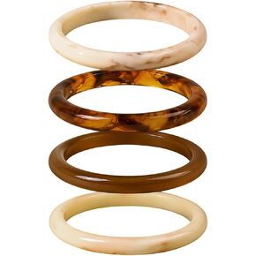 4Pcs Chunky Bangles Set, Chunky Bracelets, Bracelets For Women Perfect for Daily Wear, Office Outfits, Parties, Vacations, Holidays in Saudi Arabia