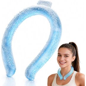 Neck Cooling Tube, Neck Cooler for Instant Cooling, Reusable Neck Ice Pack for Heat Relief, Hands-Free Neck Coolers for Hot Weather, 2026 Updated Version Neck Ice Ring for Sports Work Gardening in Saudi Arabia