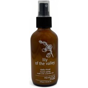 Hemlock Park Lily of the Valley Botanical Mist Room + Linen Spray | 4 oz Glass Bottle | Made in USA in Saudi Arabia